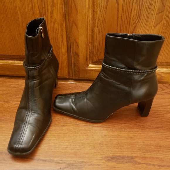 Etienne Aigner Leather Boots! - Picture 1 of 10